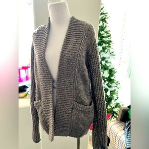 Icb New York cardigan gold silver size S
